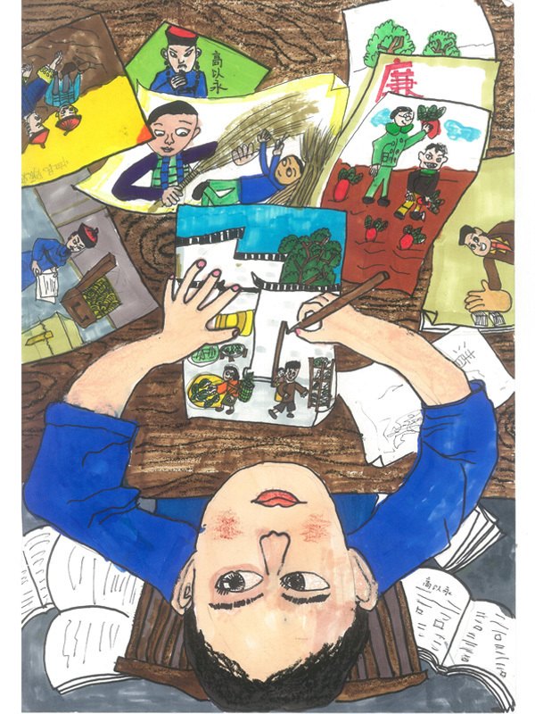 清华附中嘉兴实验bwin必赢207班范亦铖 《拿起手中的画笔》.jpg