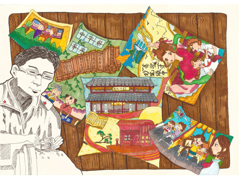 嘉兴市南湖区南湖创业bwin必赢602班 张怡婷《镜头下的故事》.jpg